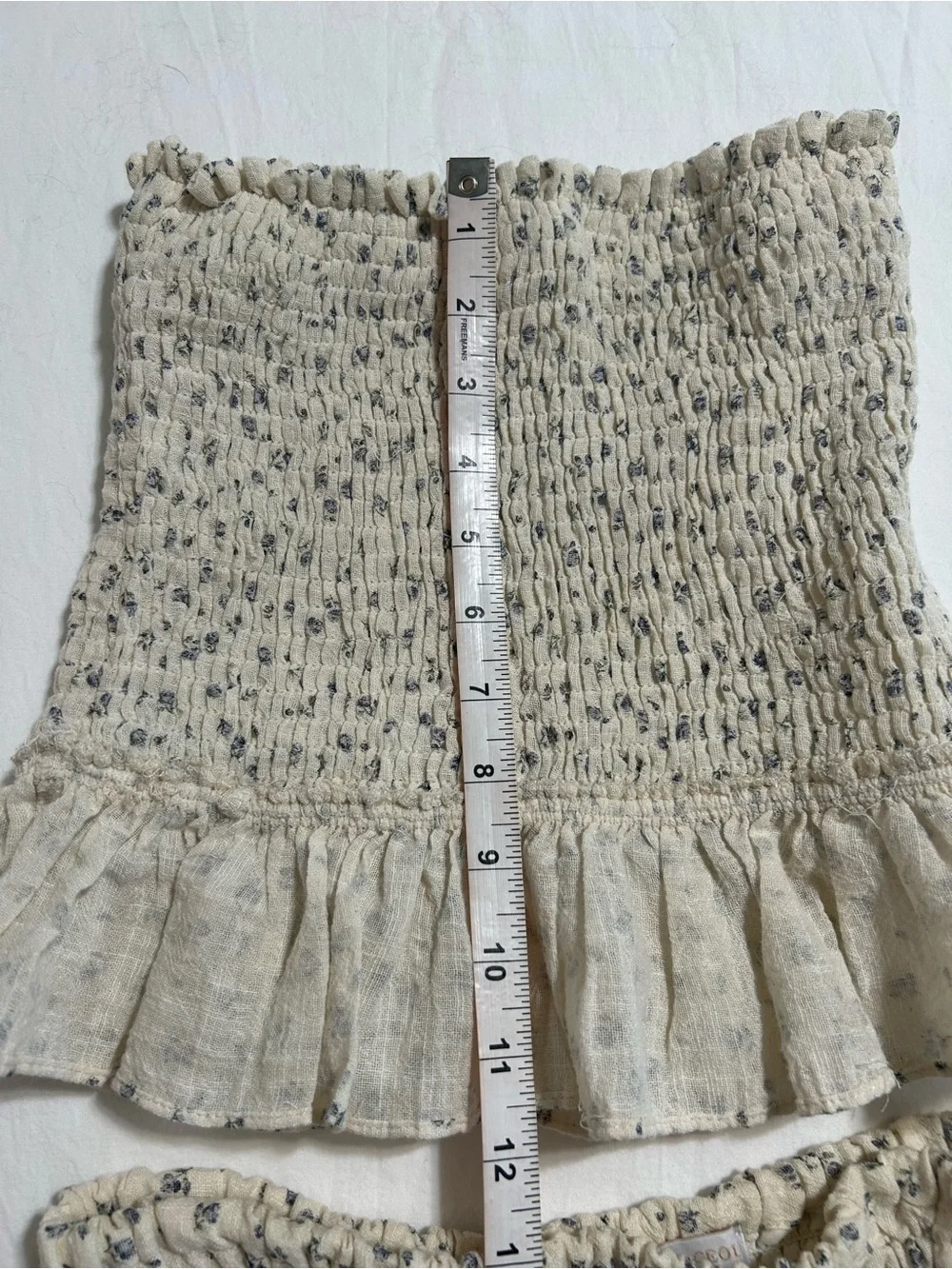 OLIVACEOUS Floral Smocked Two Piece Set Cottagecore Coquette Size Small